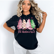T-Shirt with Oh Christmas Tree Design with Direct to Film (DTF) Transfer - Twisted Image Transfers