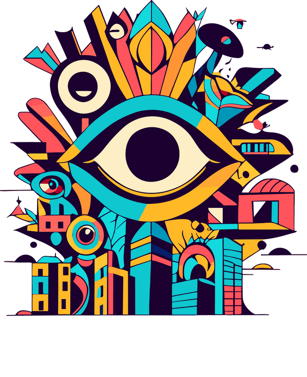 One Big Eye DTF (direct-to-film) Transfer