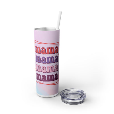 Mama Framed UV DTF Wraps for 20 oz Skinny Tumbler