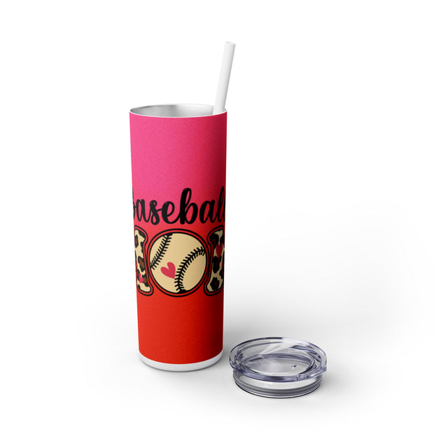 Baseball Mom UV DTF Wraps for 20 oz Skinny Tumbler