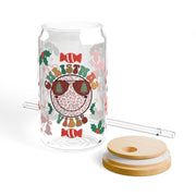 Christmas Vibes-Retro Christmas 16oz UV DTF Libby Cup Wrap