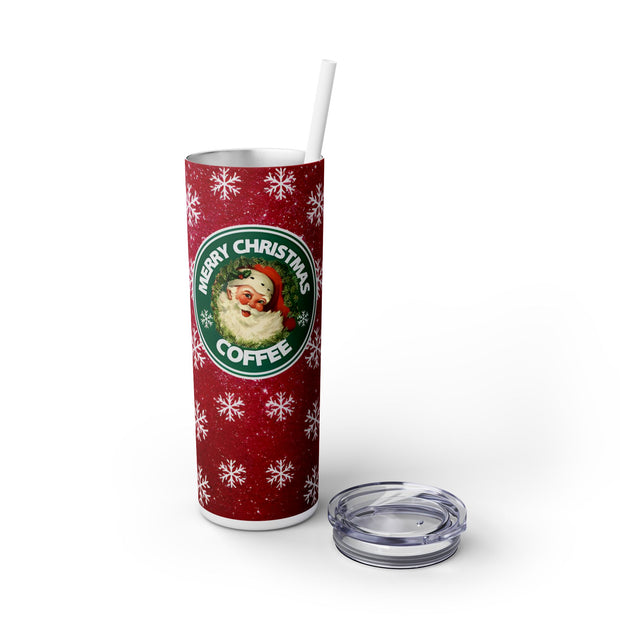 Merry Christmas Checklist for your Coffee 20 oz Skinny Tumbler Wrap