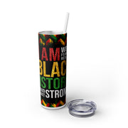 Black History 3 20 oz UV DTF Skinny Straight Tumbler Wrap