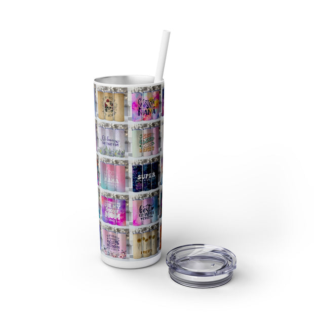 Mother's Day Bundle with 60 UV DTF Wraps for 20 oz Skinny Tumblers