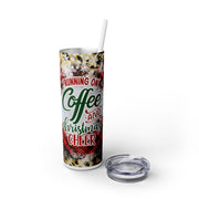 Frosted Coffee & Christmas Cheer 20 oz Skinny Tumbler Wrap