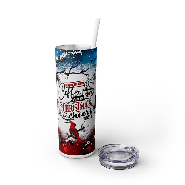 Christmas Cheer & Three Birds 20 oz Skinny Tumbler Wrap