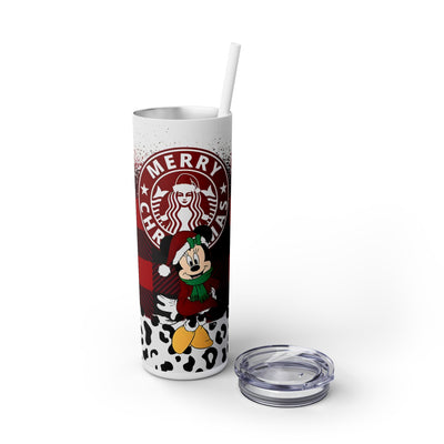 Starbucks Minnie Merry Christmas 20 oz Skinny Tumbler Wrap