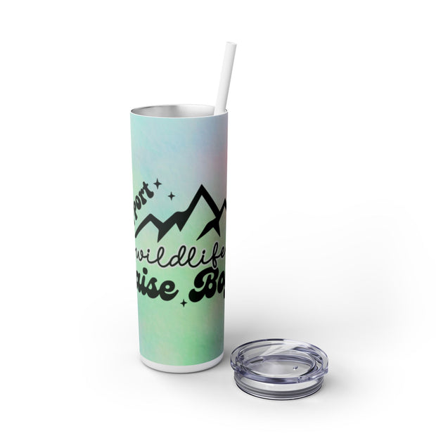 Support Wildlife Raise Boys UV DTF Wraps for 20 oz Skinny Tumbler