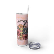 Mother with Sunflowers UV DTF Wraps for 20 oz Skinny Tumbler