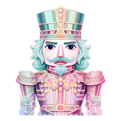 Pastel Colored Toy Soldier DTF (direct-to-film) Transfer