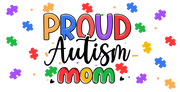 Proud Autism Mom 16oz UV DTF Libby Wrap