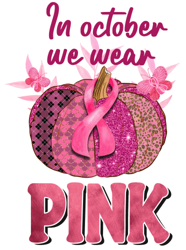 Pumpkin Pink DTF (direct-to-film) Transfer