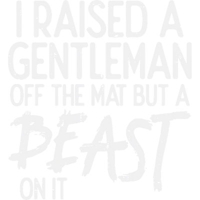 Raised Wrestling Beast DTF (direct-to-film) Transfer