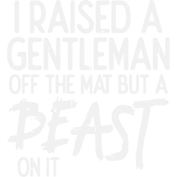 Raised Wrestling Beast DTF (direct-to-film) Transfer