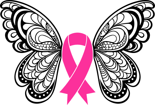 Ribbon Butterfly DTF (direct-to-film) Transfer