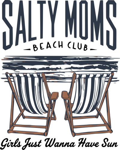 Salty Moms Beach Club DTF (direct-to-film) Transfer