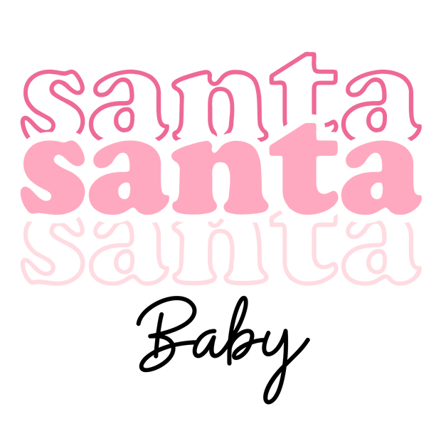 Santa Baby(1) DTF (direct-to-film) Transfer