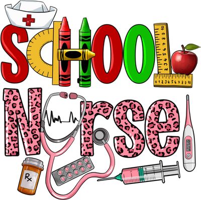 School Nurse DTF (direct-to-film) Transfer