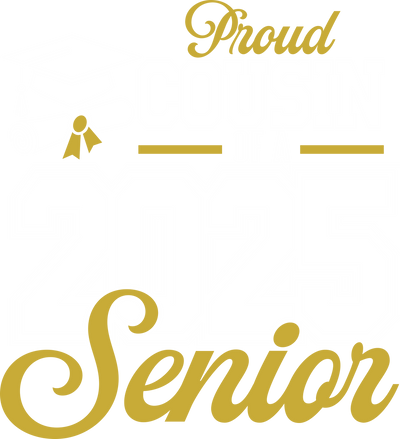 Senior 2025 Proud Cousin DTF (direct-to-film) Transfer