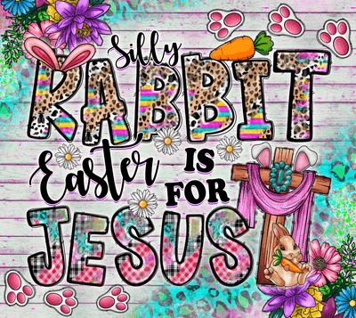 Silly Rabbit Pastels & Bunny DTF (direct-to-film) Transfer