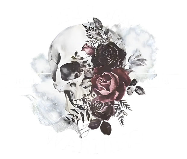 Skull of Flowers DTF (direct-to-film) Transfer