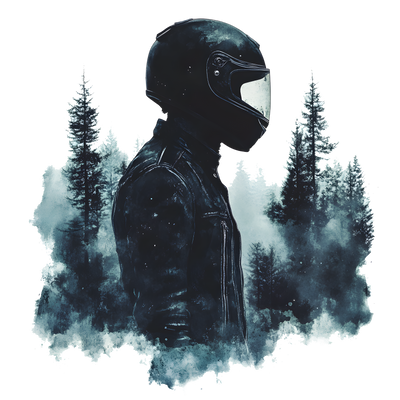 Smokey Forrest Rider DTF (direct-to-film) Transfer