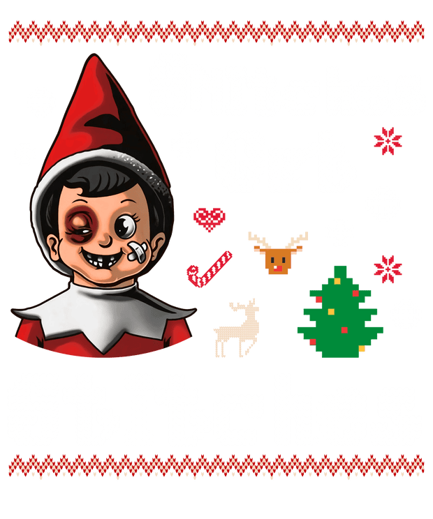 Snitch Candy Cane Tree Ugly Sweater DTF (direct-to-film) Transfer