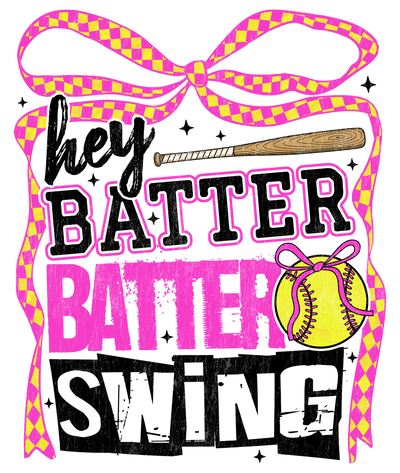 Softball Swing Pink DTF (direct-to-film) Transfer