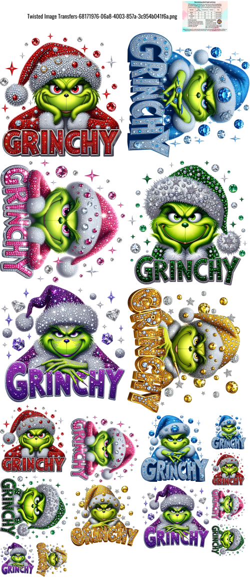 Sparkly G Mommy and Me 48" DTF Ready to Ship Gang Sheet