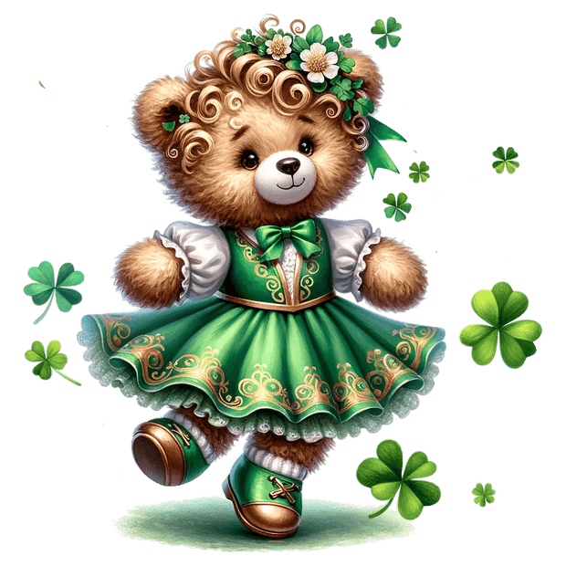 St patrick's day dancing teddy bears sales
