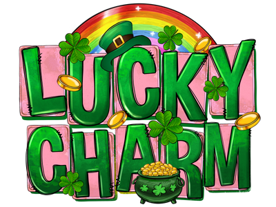 St. Patrick_s Day Lucky Charm DTF (direct-to-film) Transfer