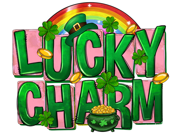 St. Patrick_s Day Lucky Charm DTF (direct-to-film) Transfer