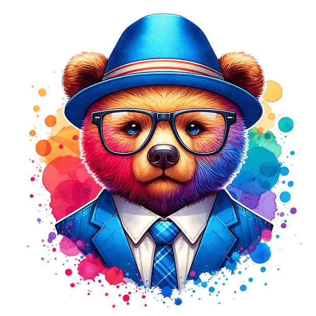 Street Wear Bear 11 DTF (direct-to-film) Transfer