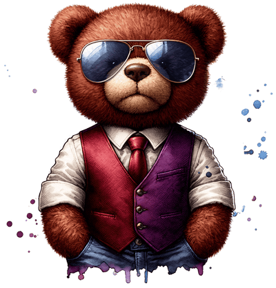 Street Wear Bear 13 DTF (direct-to-film) Transfer