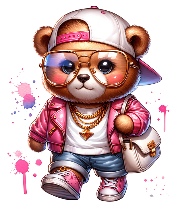 Street Wear Bear 15 DTF (direct-to-film) Transfer