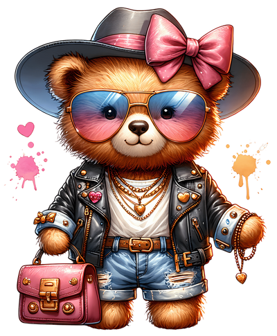 Street Wear Bear 16 DTF (direct-to-film) Transfer