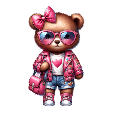 Street Wear Bear 17 DTF (direct-to-film) Transfer