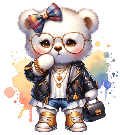 Street Wear Bear 19 DTF (direct-to-film) Transfer