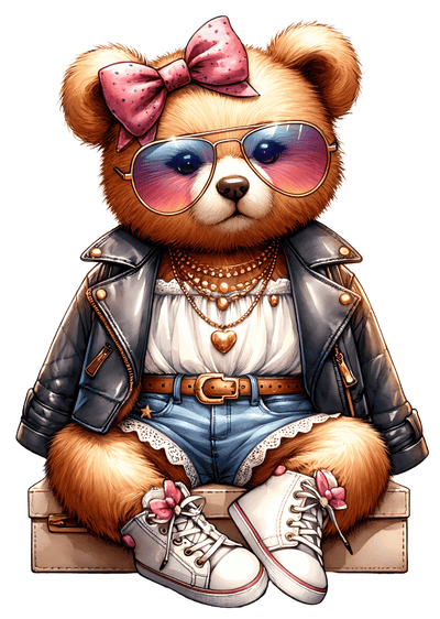 Street Wear Bear 22 DTF (direct-to-film) Transfer