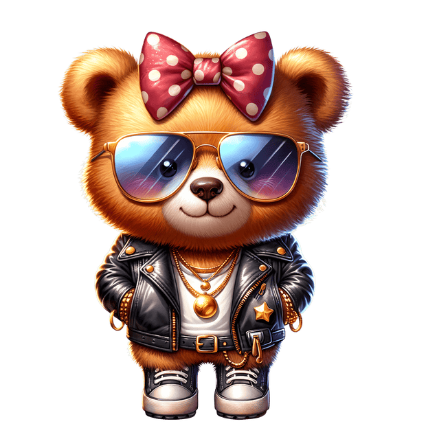 Street Wear Bear 25 DTF (direct-to-film) Transfer