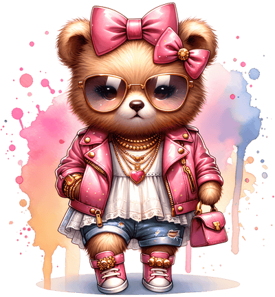 Street Wear Bear 27 DTF (direct-to-film) Transfer