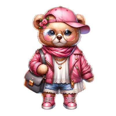 Street Wear Bear 28 DTF (direct-to-film) Transfer