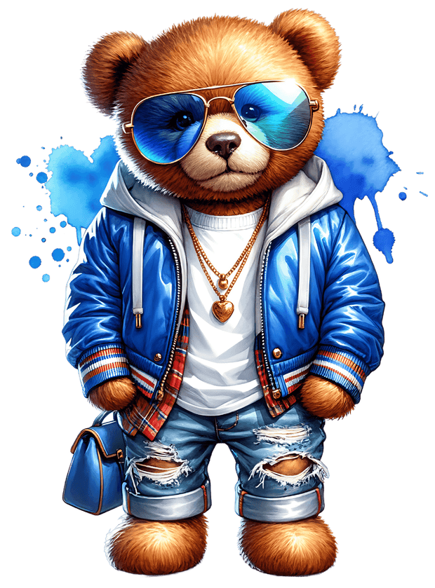 Street Wear Bear 2 DTF (direct-to-film) Transfer