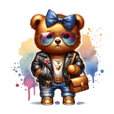 Street Wear Bear 30 DTF (direct-to-film) Transfer