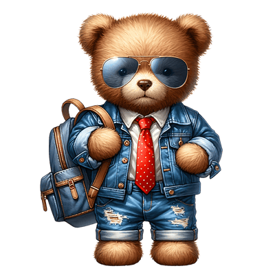 Street Wear Bear 7 DTF (direct-to-film) Transfer