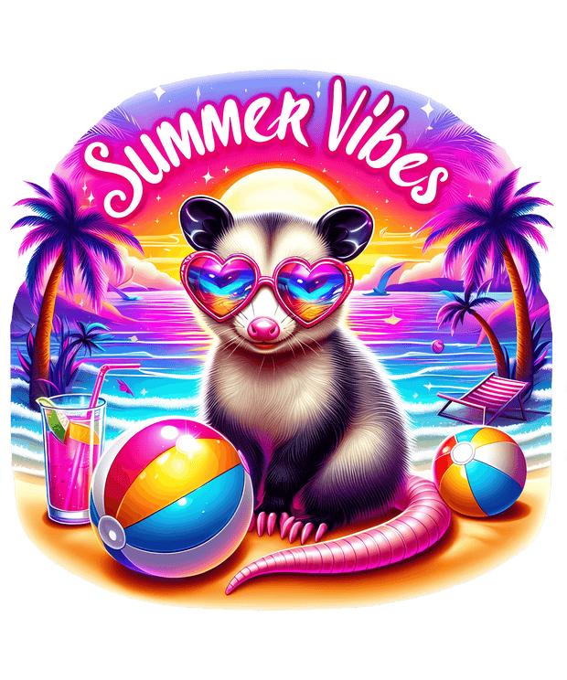 Summer Vibes Pink Claws DTF (direct-to-film) Transfer