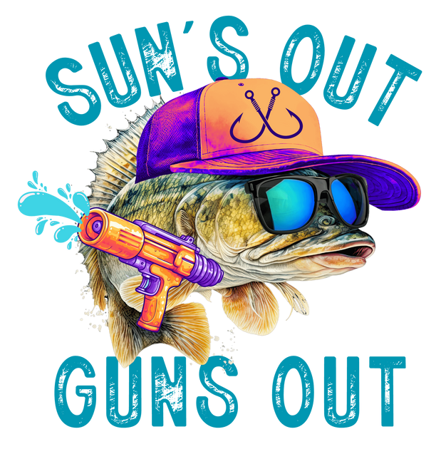 Suns Out Guns Out DTF (direct-to-film) Transfer – Twisted Image Transfers