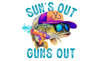 Suns Out Guns Out DTF (direct-to-film) Transfer