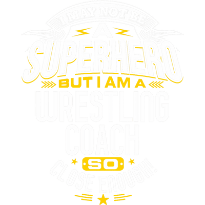 Superhero Wrestling Coach DTF (direct-to-film) Transfer