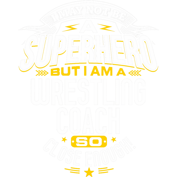 Superhero Wrestling Coach DTF (direct-to-film) Transfer